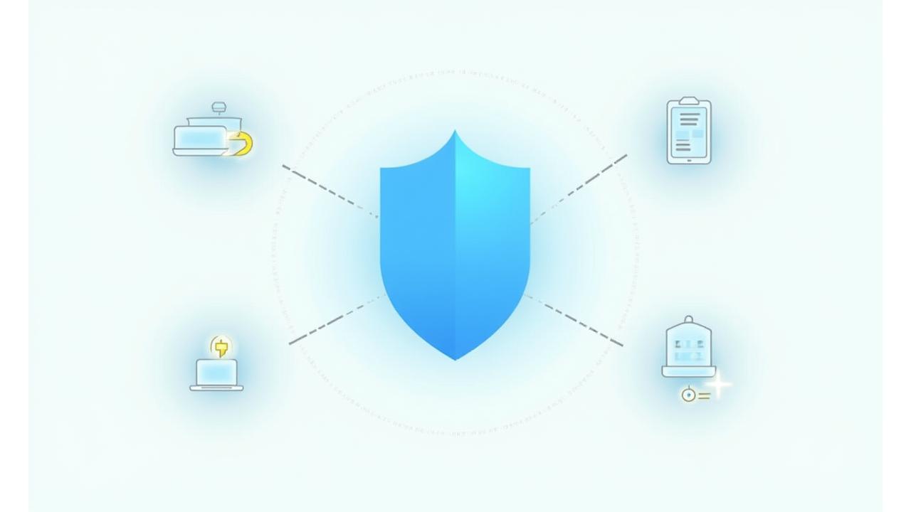 Diagram showing how Arc browser scales from individual user protection to small business and large enterprise solutions, with different icons representing each use case.