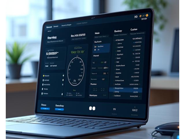 Desktop screen showing Arc browser System Performance Toolkit dashboard with real-time performance metrics and animated gauges.