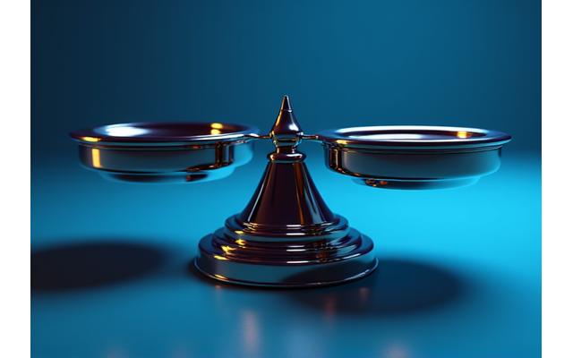 Abstract image representing legal protection and balance