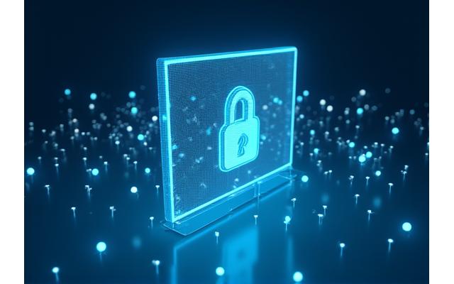 Abstract graphic of a secure website browsing experience