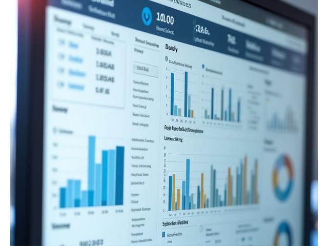 Software interface displaying advanced data visualization